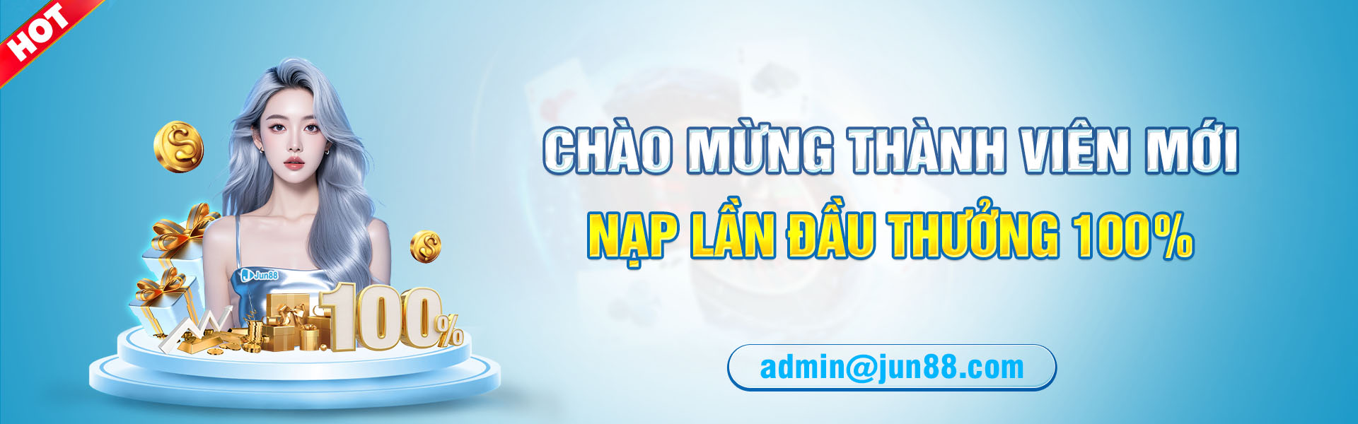 Chào mừng thành viên mới, nạp lần đầu thưởng 100%